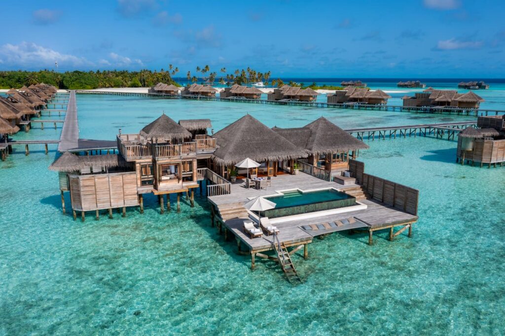 Residence with Pool Aerial
