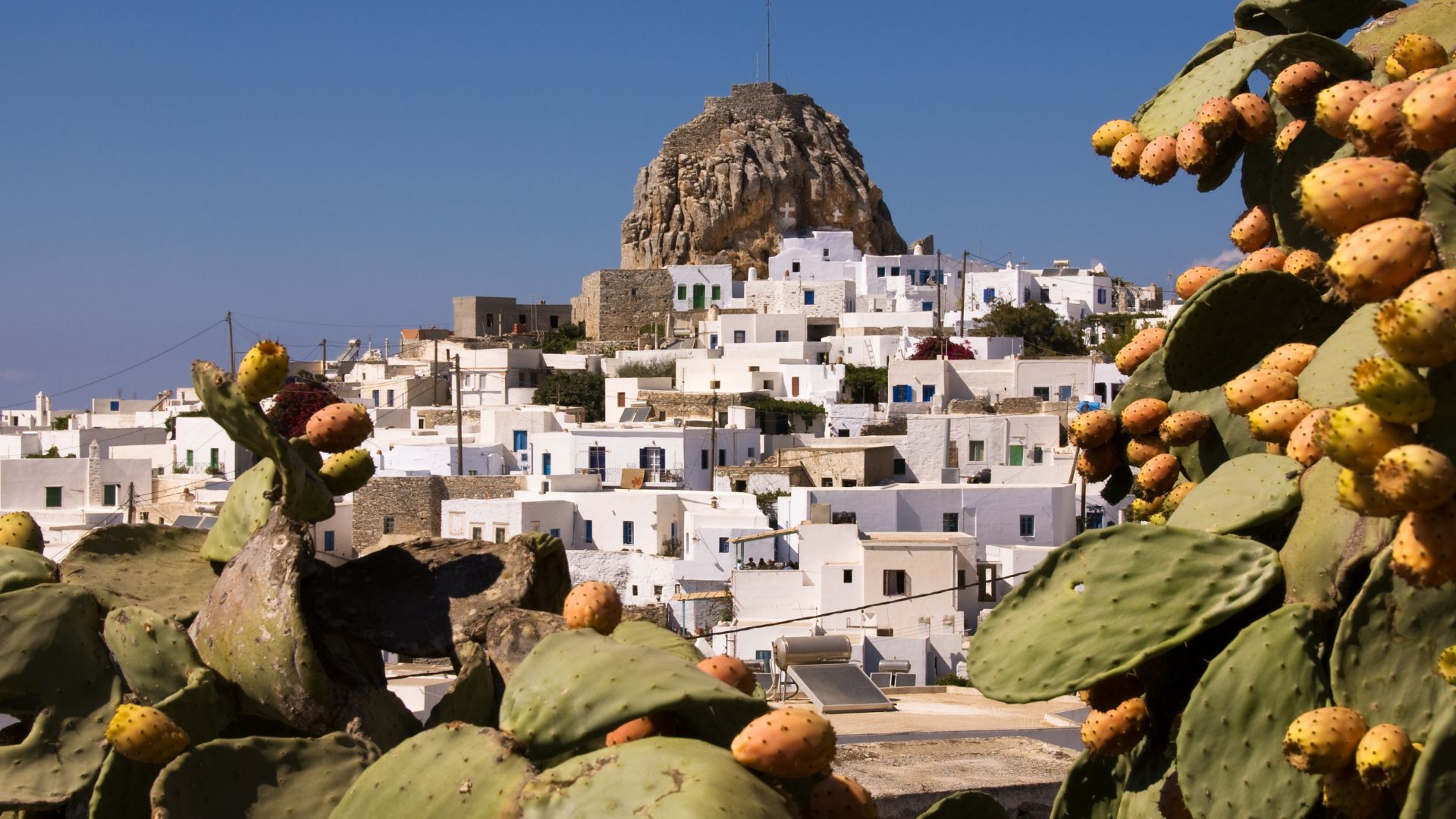 Santorini, Amorgos, Naxos, Paros