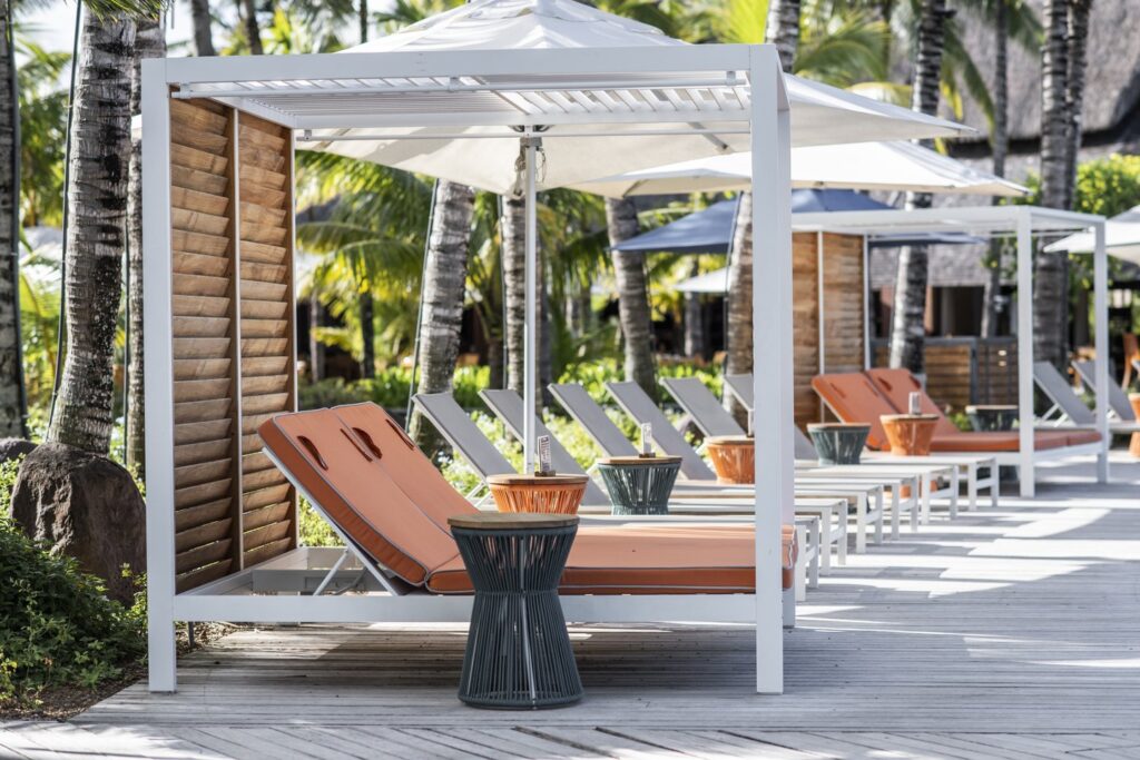 Trou aux Biches Beachcomber Sunbeds